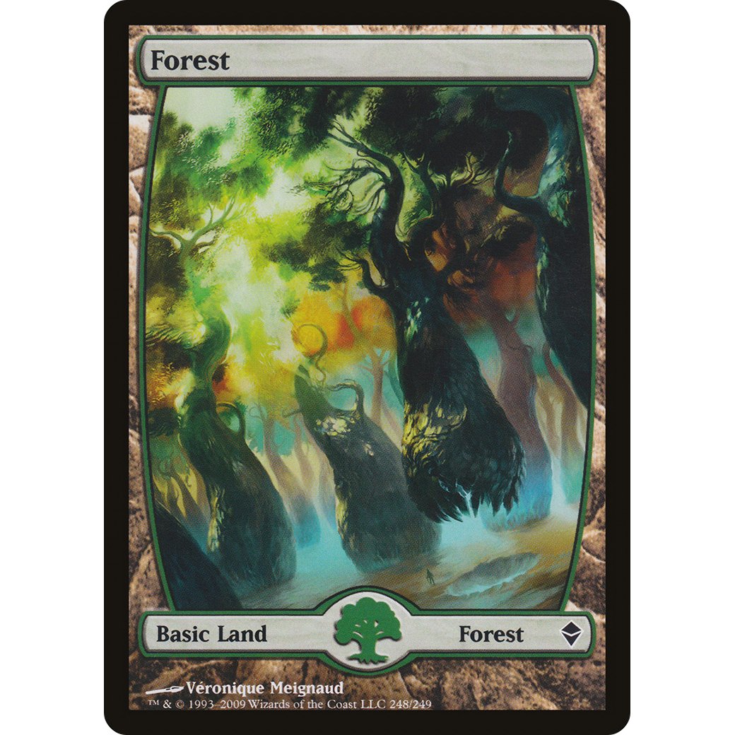 Forest (248) - Full Art (ZEN-248) - Zendikar Foil