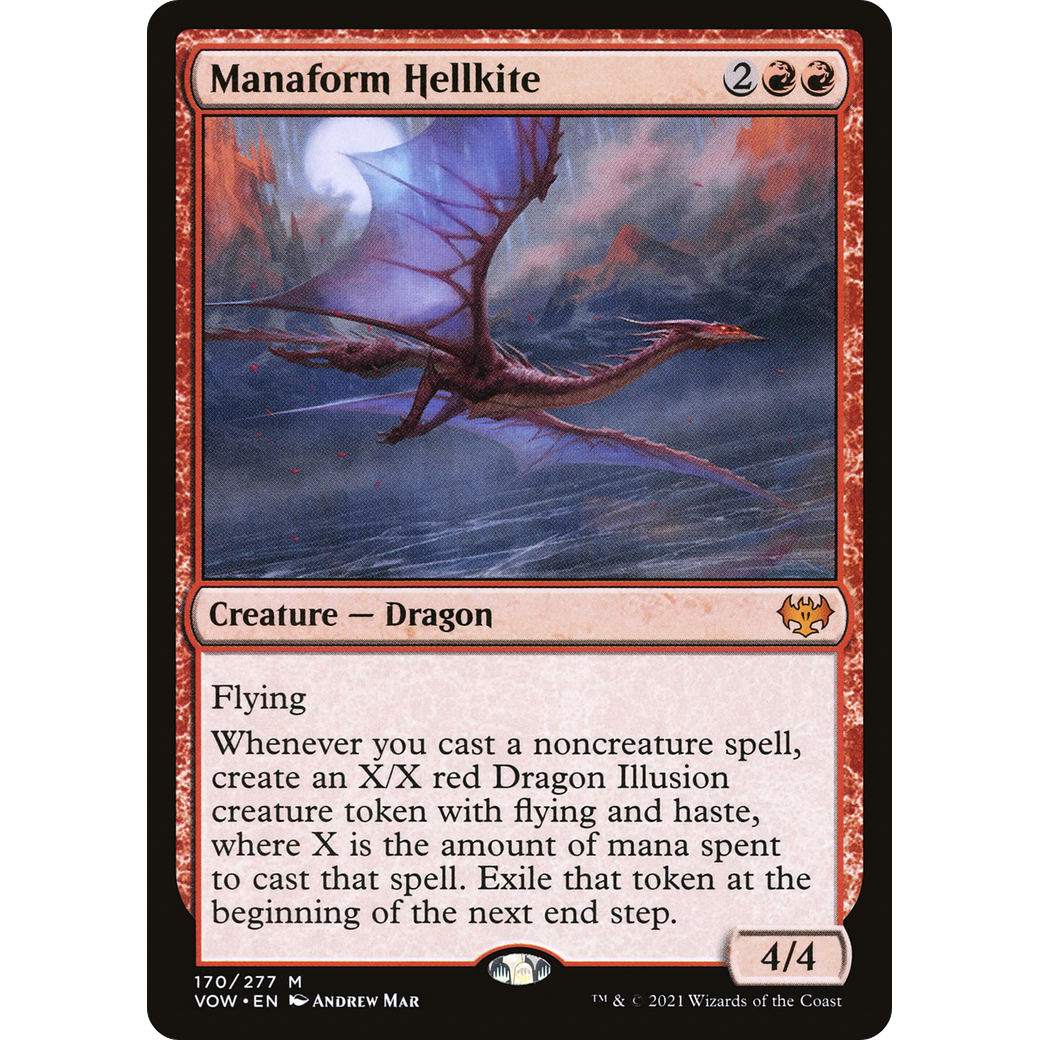 Manaform Hellkite (VOW-170) - Innistrad: Crimson Vow Foil