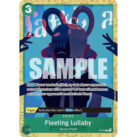 Fleeting Lullaby (Starter Deck 11: Uta Deck Battle) (P-057) - One Piece Promotion Cards