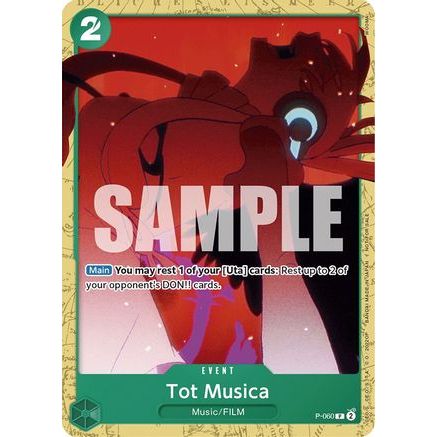 Tot Musica (Starter Deck 11: Uta Deck Battle) (P-060) - One Piece Promotion Cards