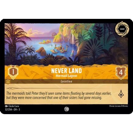 Never Land - Mermaid Lagoon (32/204) - Into the Inklands Cold Foil