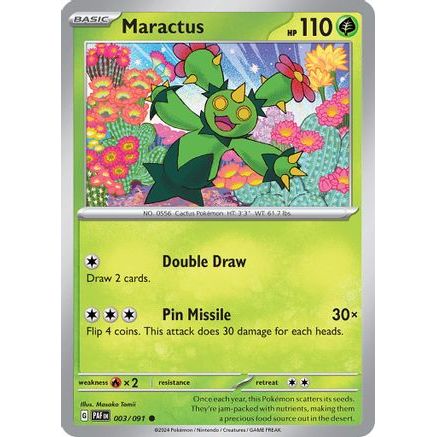Maractus 3 - SV Paldean Fates Reverse Holofoil