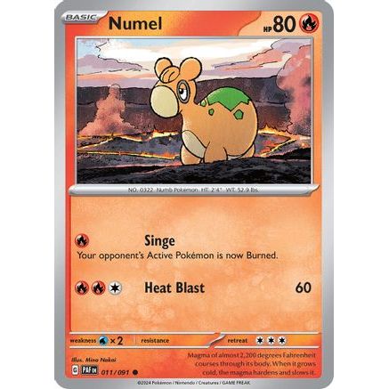 Numel 11 - SV Paldean Fates Reverse Holofoil