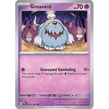 Greavard 42 - SV Paldean Fates Reverse Holofoil