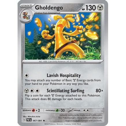 Gholdengo 67 - SV Paldean Fates Reverse Holofoil