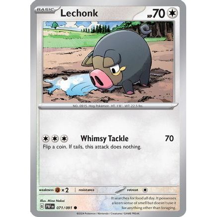 Lechonk - 071/091 71 - SV Paldean Fates