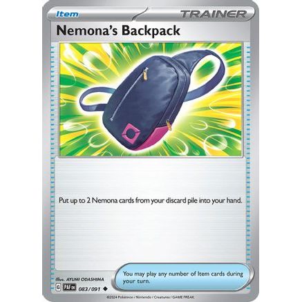 Nemona's Backpack 83 - SV Paldean Fates Reverse Holofoil