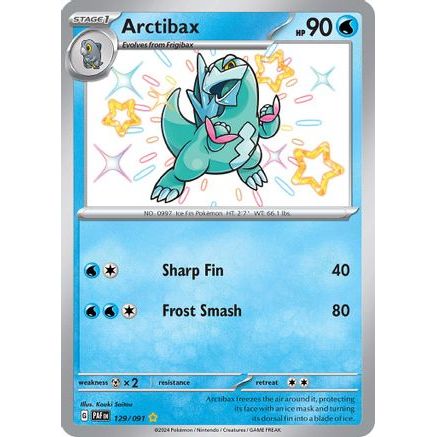 Arctibax 129 - SV Paldean Fates Holofoil