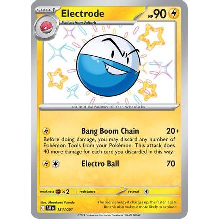 Electrode 134 - SV Paldean Fates Holofoil