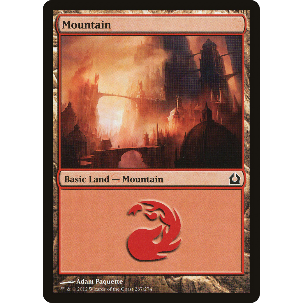 Mountain (267) (RTR-267) - Return to Ravnica Foil