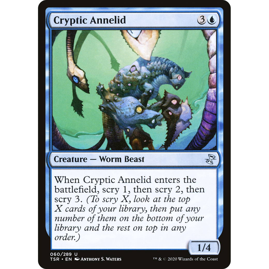 Cryptic Annelid (TSR-060) - Time Spiral Remastered Foil