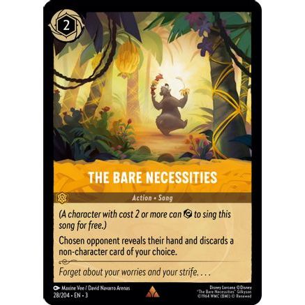 The Bare Necessities (28/204) - Into the Inklands Cold Foil