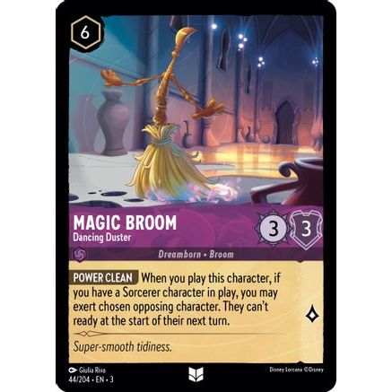 Magic Broom - Dancing Duster (44/204) - Into the Inklands Cold Foil