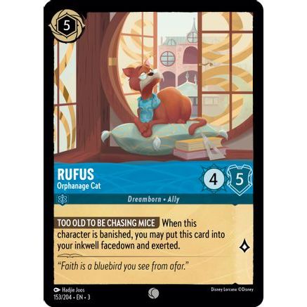 Rufus - Orphanage Cat (153/204) - Into the Inklands Cold Foil
