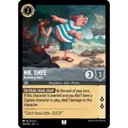 Mr. Smee - Bumbling Mate (184/204) - Into the Inklands Cold Foil