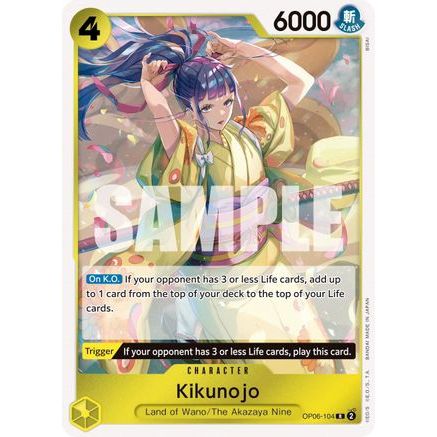 Kikunojo (OP06-104) - Wings of the Captain Foil