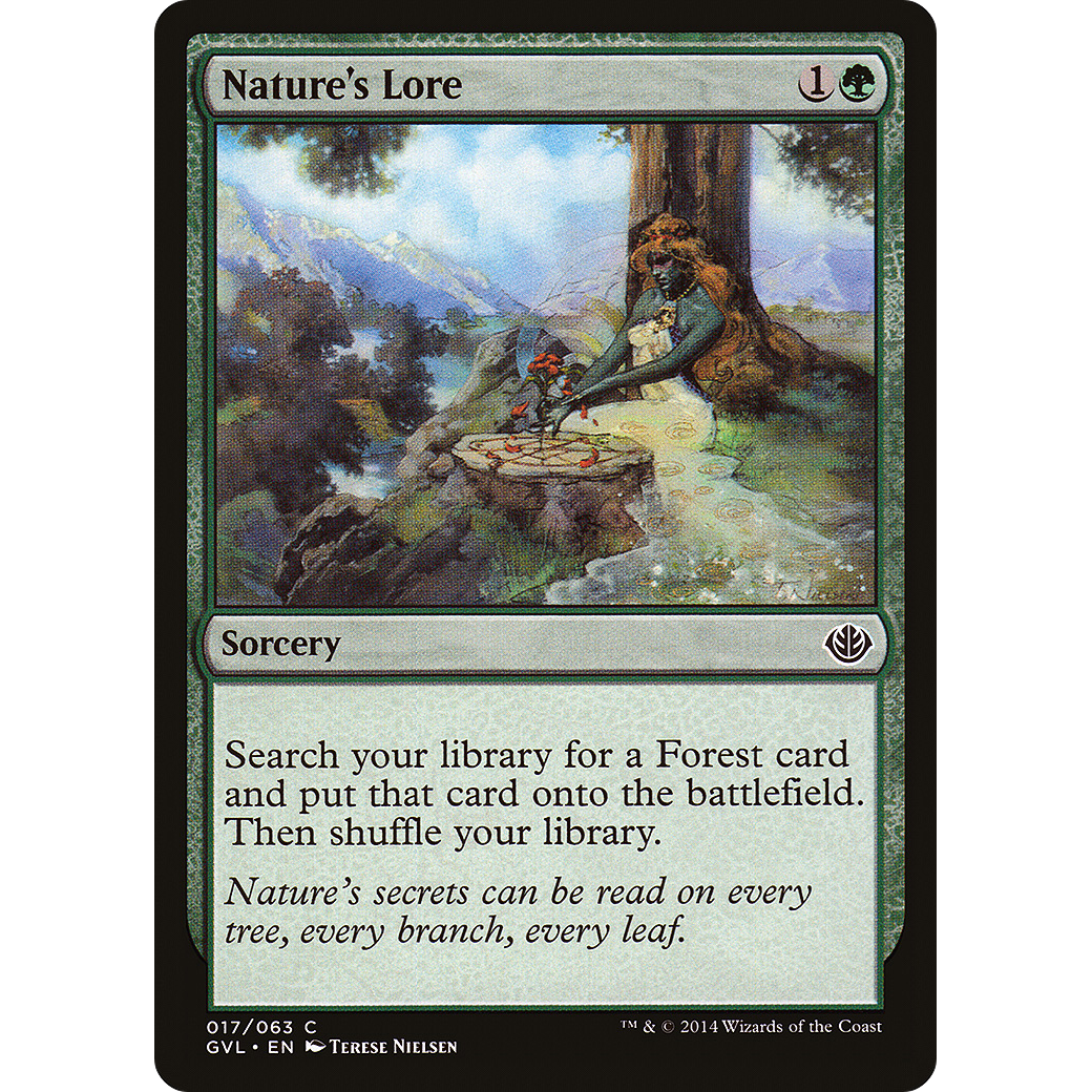 Nature's Lore (DD3-) - Duel Decks Anthology: Garruk vs. Liliana Foil