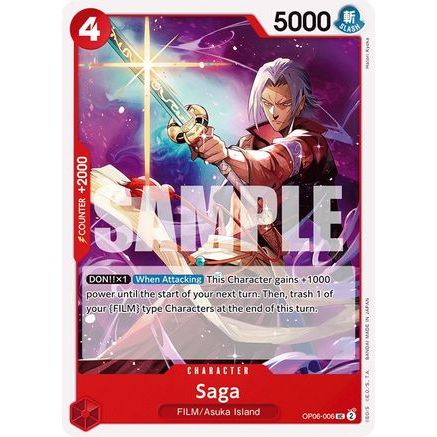 Saga (OP06-006) - Wings of the Captain