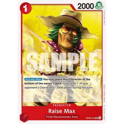 Raise Max (OP06-016) - Wings of the Captain
