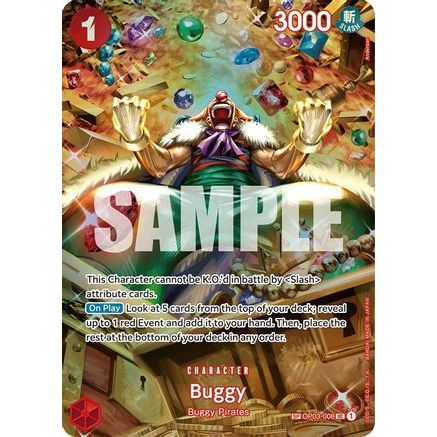 Buggy (SP) (OP03-008) - Wings of the Captain Foil