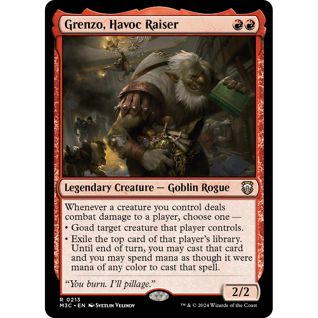 Grenzo, Havoc Raiser (M3C-213) - Modern Horizons 3 Commander Foil