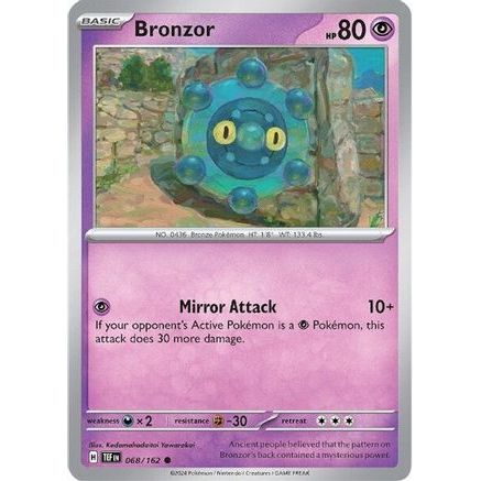 Bronzor - 068/162 68 - SV05 Temporal Forces Reverse Holofoil