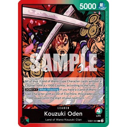 Kouzuki Oden (EB01-001) - Extra Booster: Memorial Collection