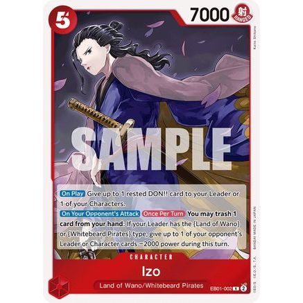 Izo (EB01-002) - Extra Booster: Memorial Collection Foil