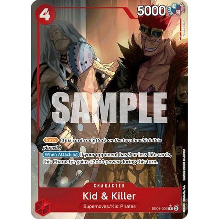 Kid & Killer (Alternate Art) (EB01-003) - Extra Booster: Memorial Collection Foil