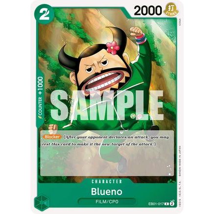 Blueno (017) (EB01-017) - Extra Booster: Memorial Collection