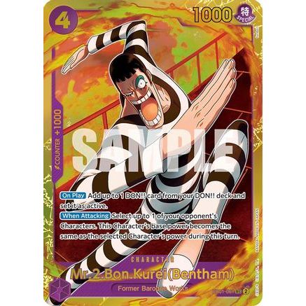 Mr.2.Bon.Kurei (Bentham) (EB01-061) - Extra Booster: Memorial Collection Foil