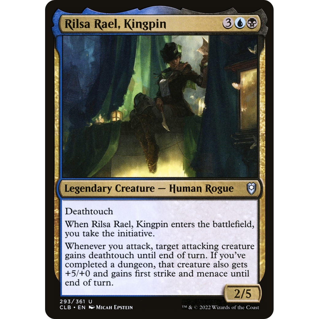 Rilsa Rael, Kingpin (CLB-293) - Commander Legends: Battle for Baldur's Gate Foil