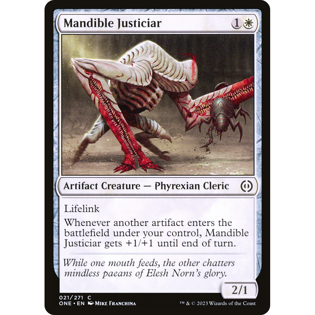 Mandible Justiciar (ONE-021) - Phyrexia: All Will Be One