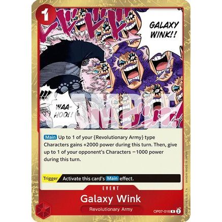 Galaxy Wink (OP07-016) - 500 Years in the Future Foil