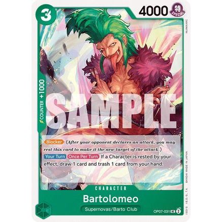 Bartolomeo (OP07-031) - 500 Years in the Future