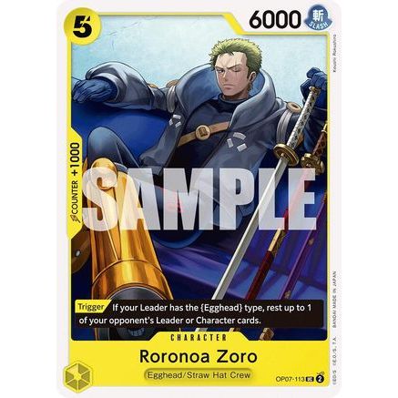 Roronoa Zoro (113) (OP07-113) - 500 Years in the Future