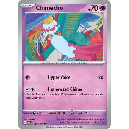 Chimecho - 085/167 85 - SV06 Twilight Masquerade Reverse Holofoil