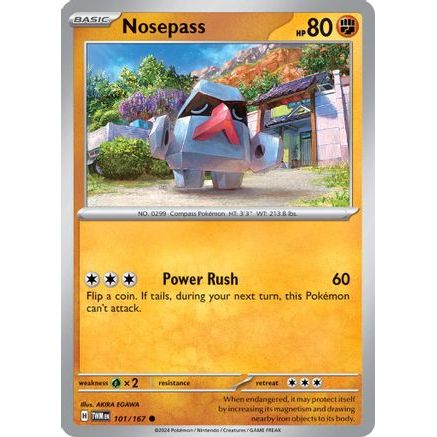 Nosepass 101 - SV06 Twilight Masquerade Reverse Holofoil
