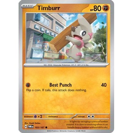 Timburr - 103/167 103 - SV06 Twilight Masquerade