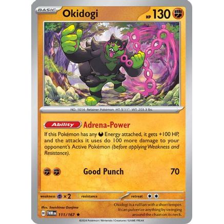 Okidogi 111 - SV06 Twilight Masquerade Reverse Holofoil