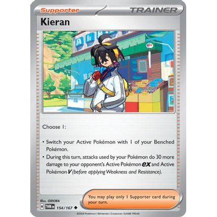 Kieran - 154/167 154 - SV06 Twilight Masquerade Reverse Holofoil