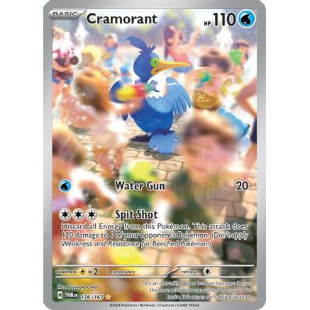 Cramorant - 176/167 176 - SV06 Twilight Masquerade Holofoil