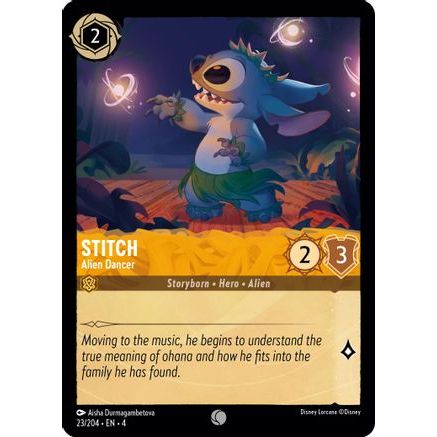 Stitch - Alien Dancer (23/204) - Ursulas Return Cold Foil