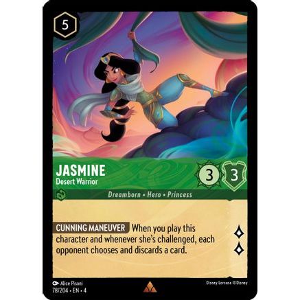 Jasmine - Desert Warrior (78/204) - Ursulas Return Cold Foil