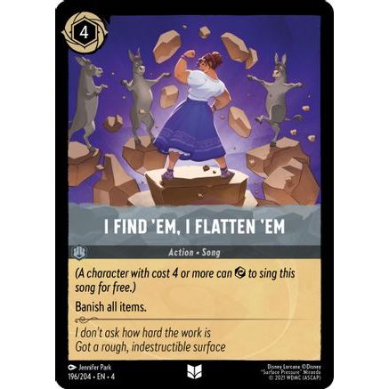 I Find 'Em, I Flatten 'Em (196/204) - Ursulas Return Cold Foil