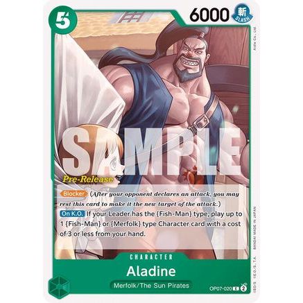 Aladine (OP07-020) - 500 Years in the Future Pre-Release Cards