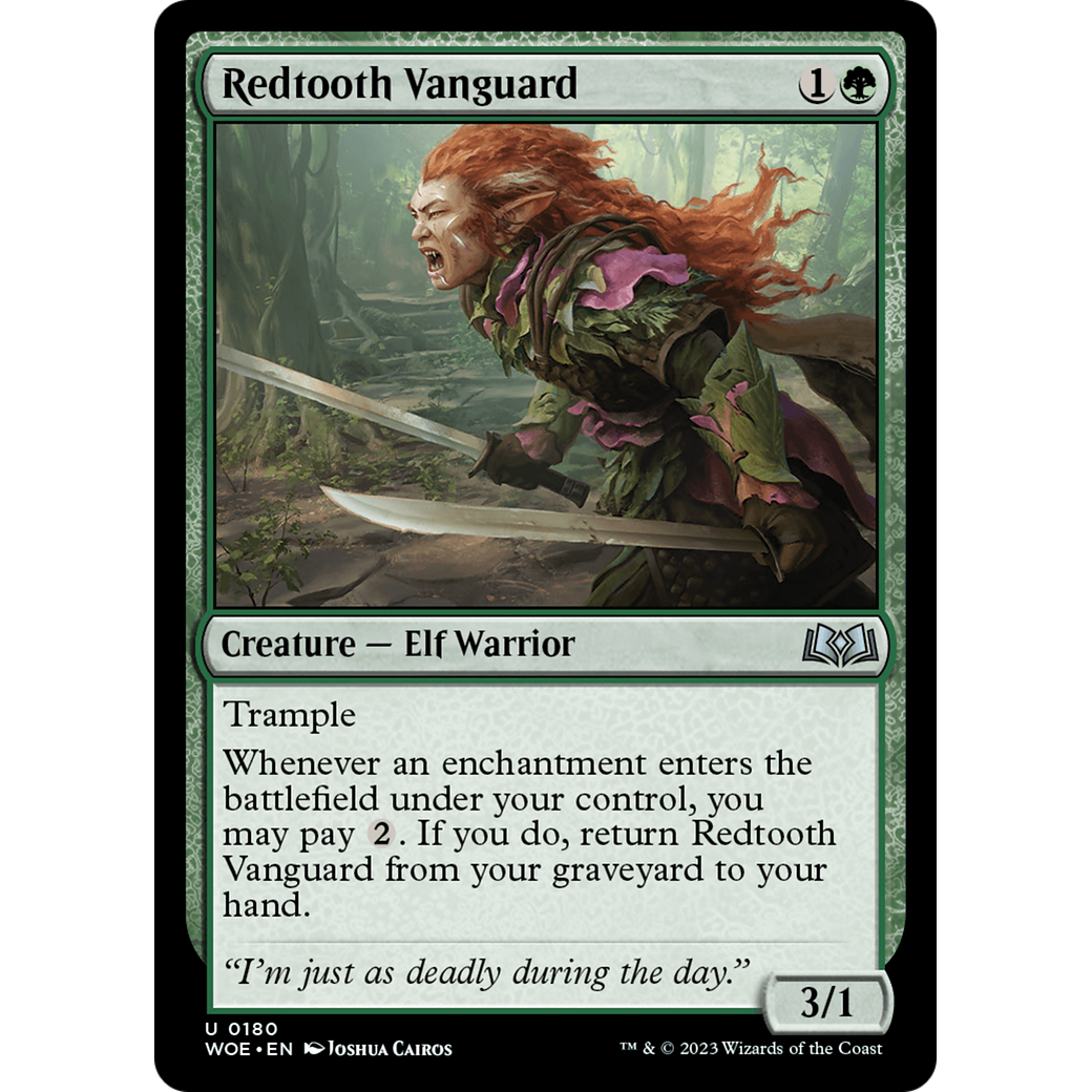 Redtooth Vanguard (WOE-180) - Wilds of Eldraine