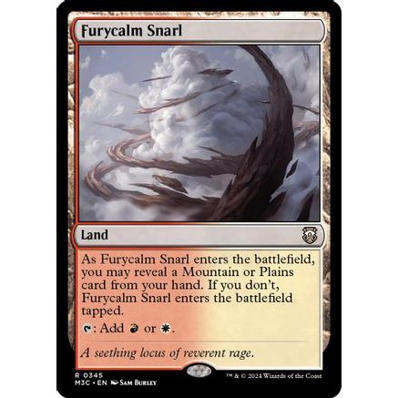 Furycalm Snarl (Ripple Foil) (M3C-345) - Modern Horizons 3 Commander Foil