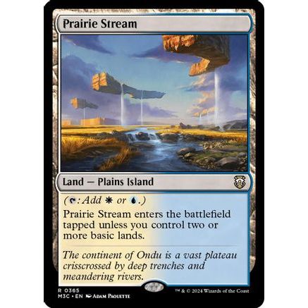 Prairie Stream (Ripple Foil) (M3C-365) - Modern Horizons 3 Commander Foil