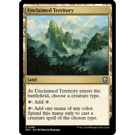 Unclaimed Territory (Ripple Foil) (M3C-399) - Modern Horizons 3 Commander Foil